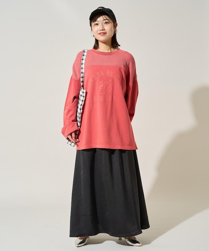 拼接印花工藝套頭衫