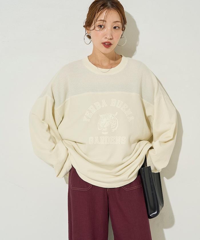 拼接印花工藝套頭衫