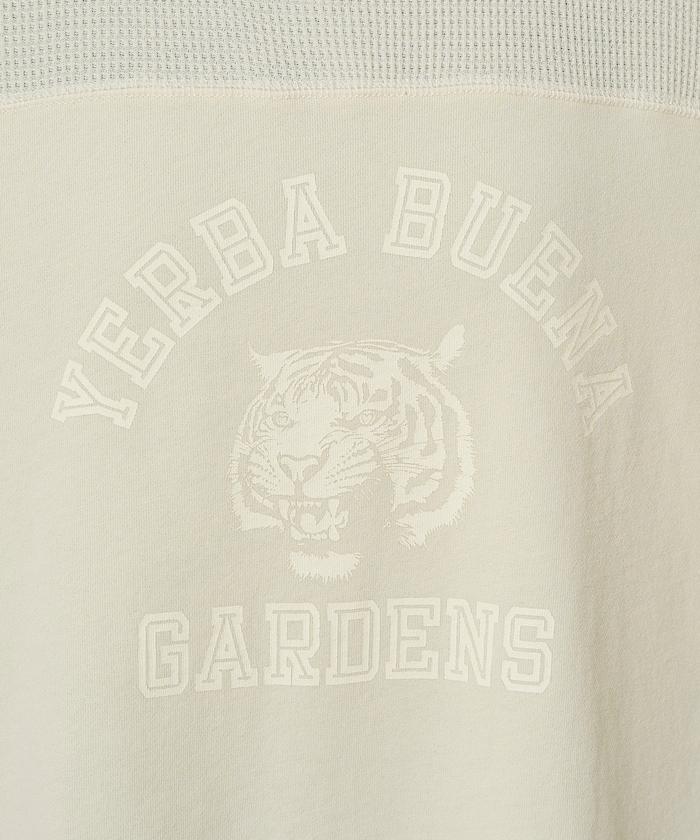 拼接印花工藝套頭衫