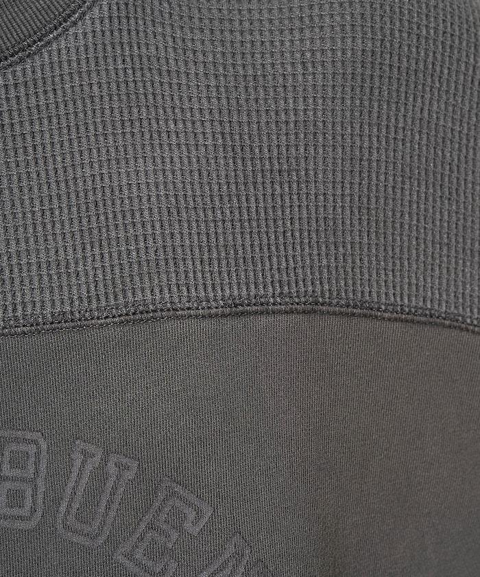 拼接印花工藝套頭衫