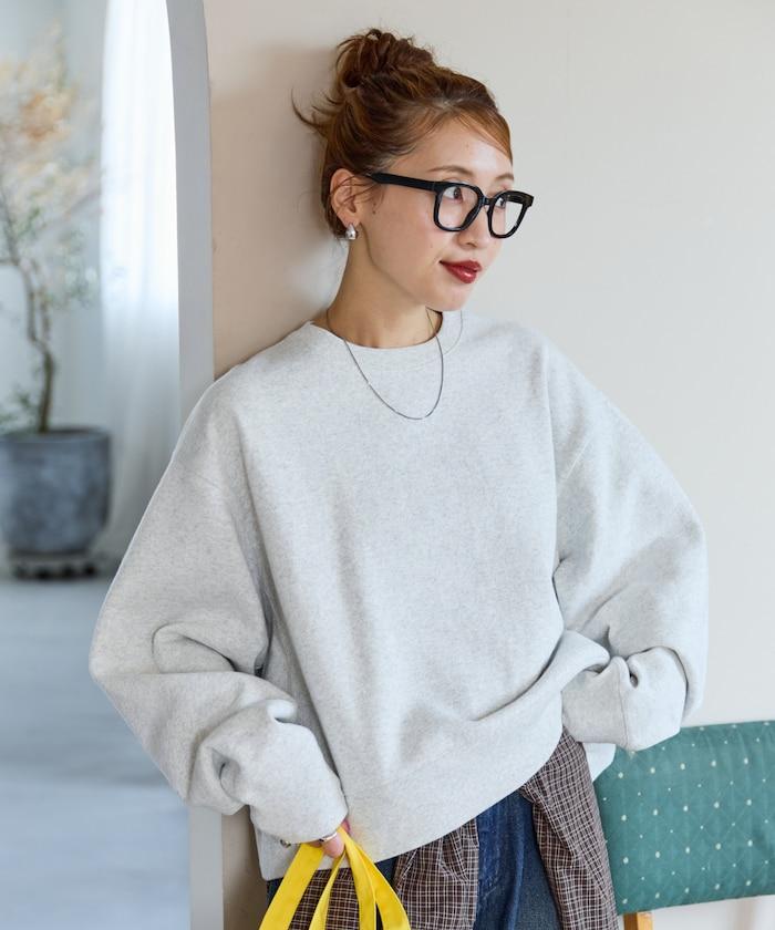 厚重款寬鬆短款衛衣