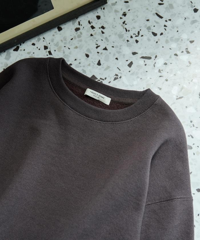 厚重款寬鬆短款衛衣