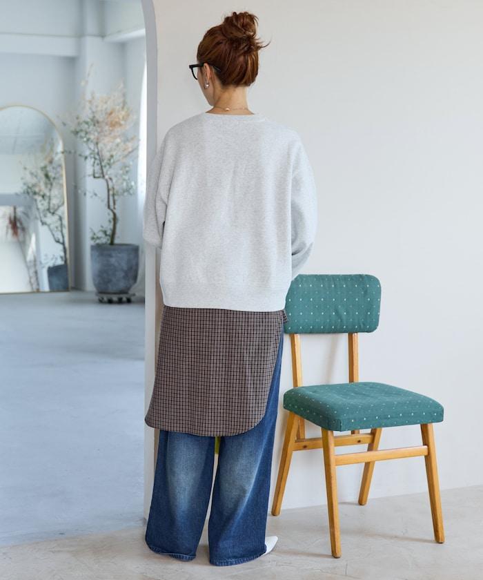 厚重款寬鬆短款衛衣