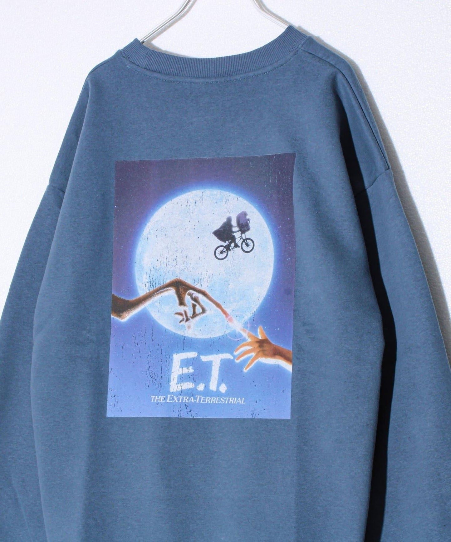 【E.T. & JAWS】男女同款復古風加絨衛衣