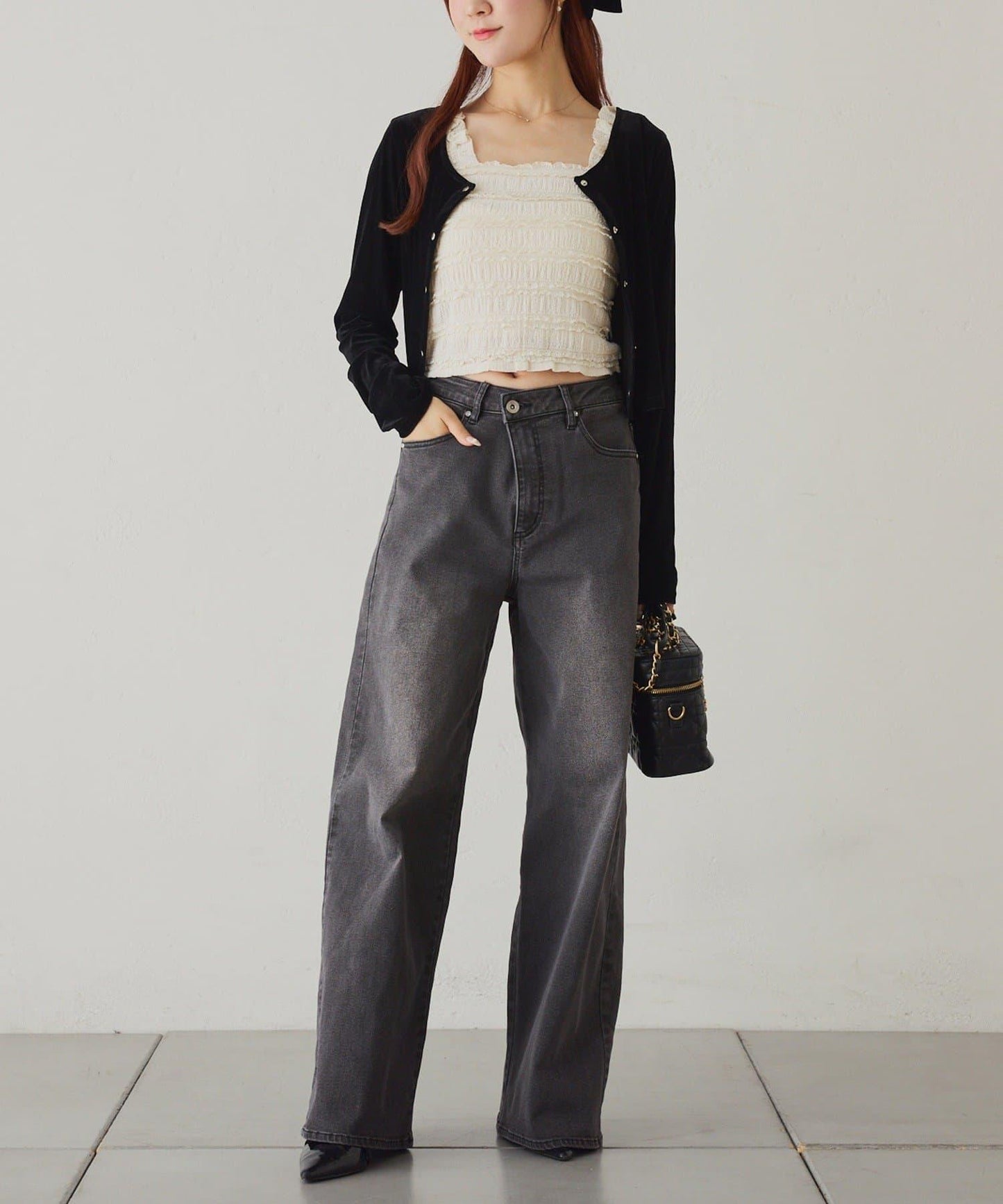 蕾絲內搭衫&開衫套裝