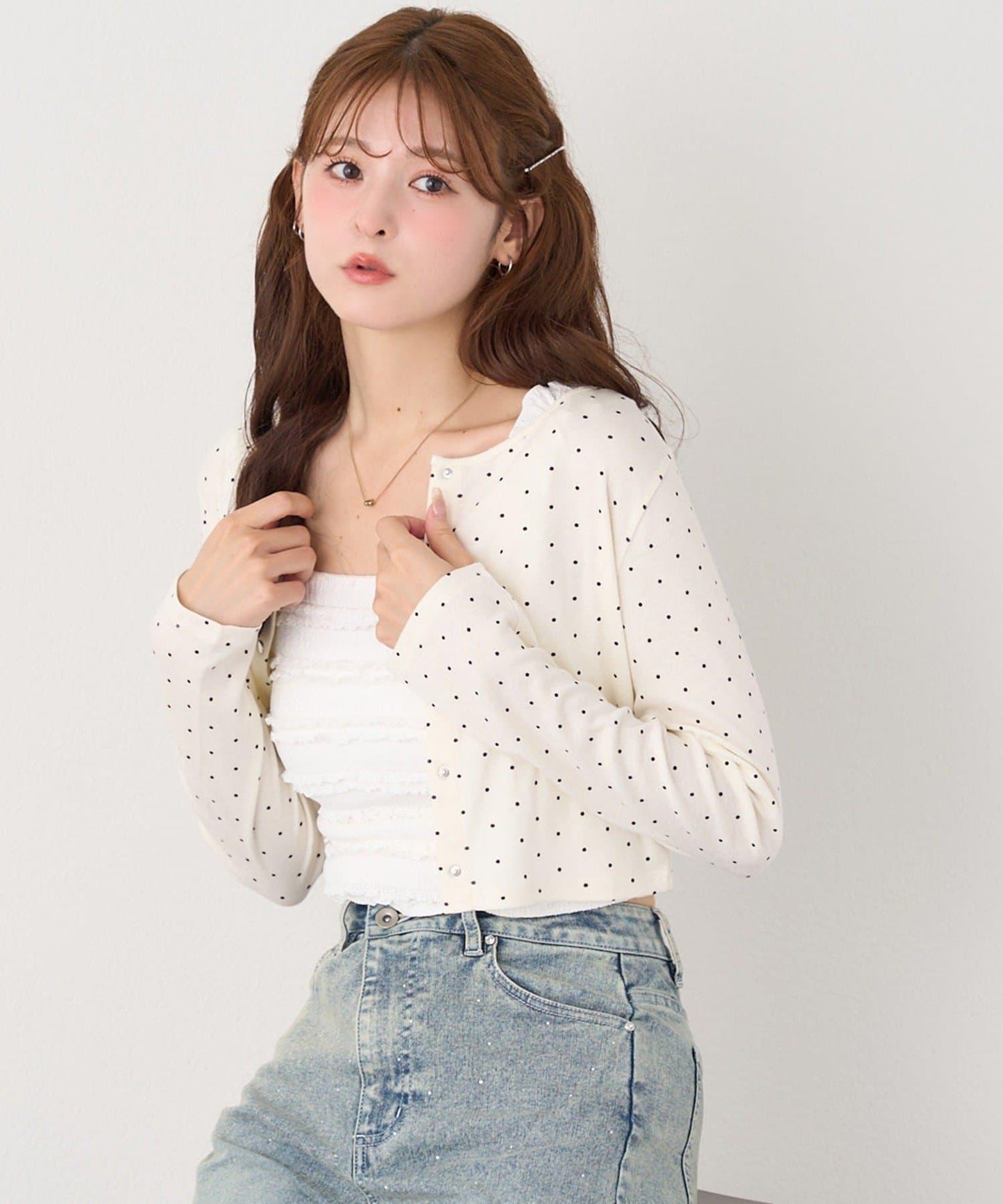 蕾絲內搭衫&開衫套裝