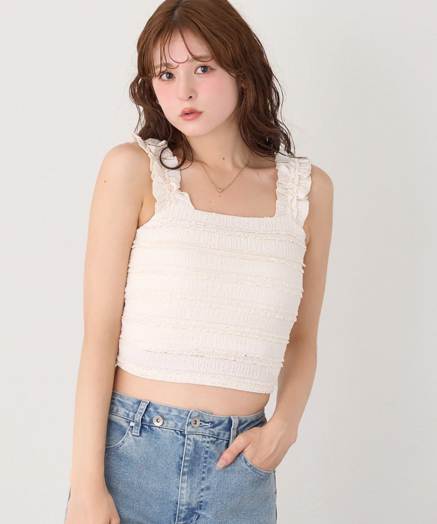 蕾絲內搭衫&開衫套裝