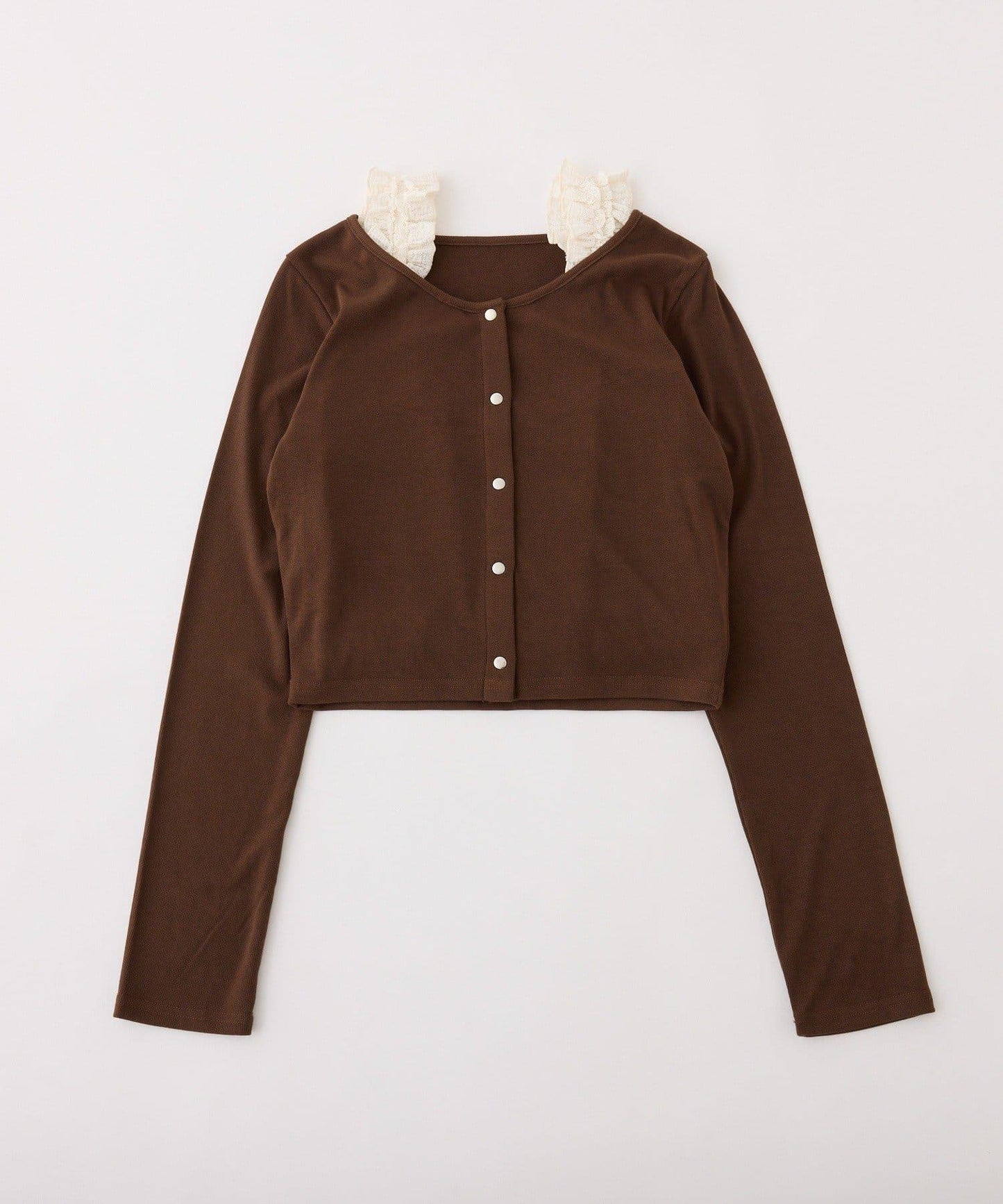 蕾絲內搭衫&開衫套裝