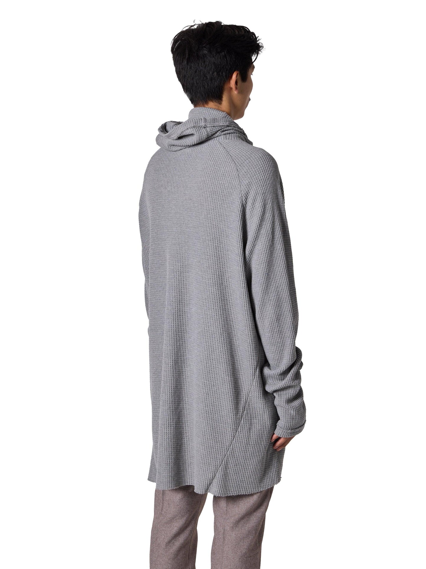 連帽套頭長款上衣 / 棉質保暖