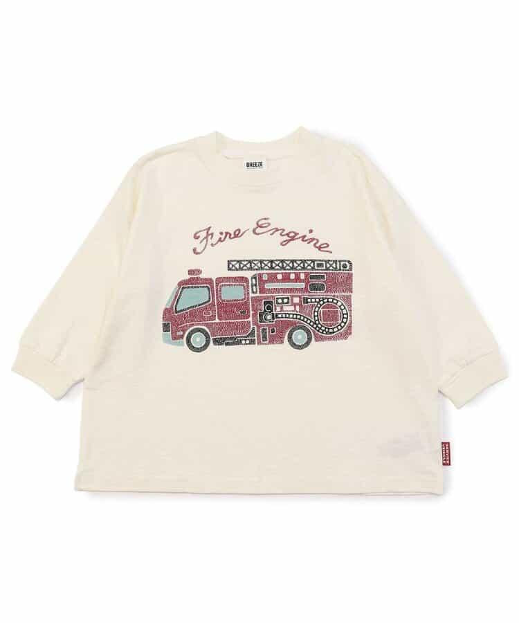 宛如刺繡般!工程車輛三款圖案T恤