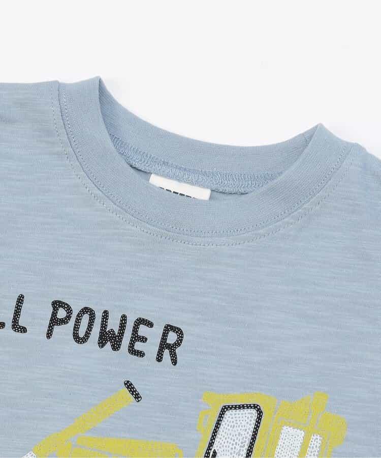 宛如刺繡般!工程車輛三款圖案T恤