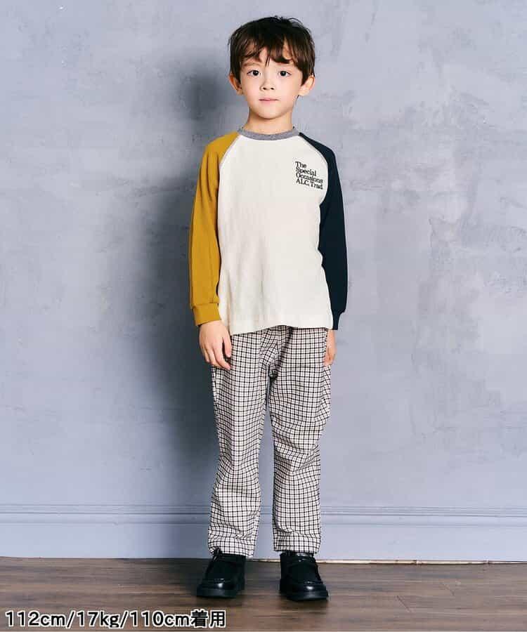 簡約標誌點綴華夫格T恤