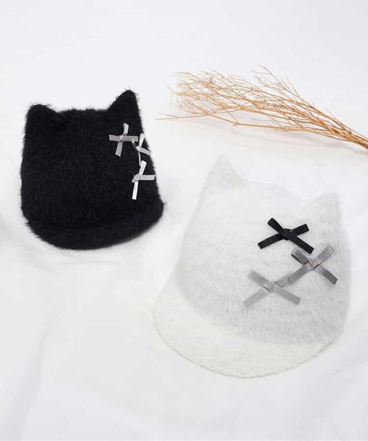 貓咪毛絨漁夫帽