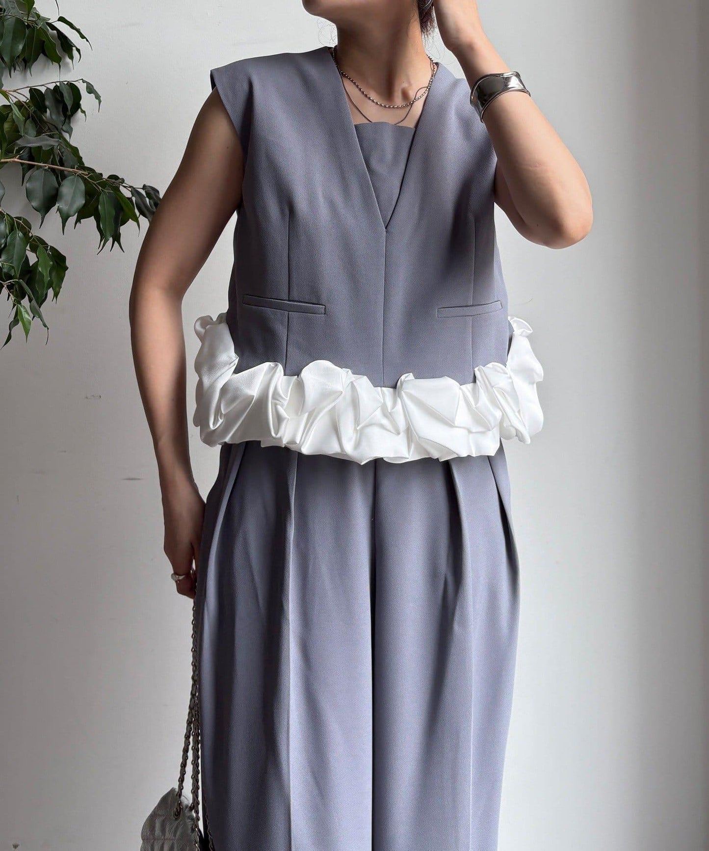 【DouDou】荷葉邊連衣裙