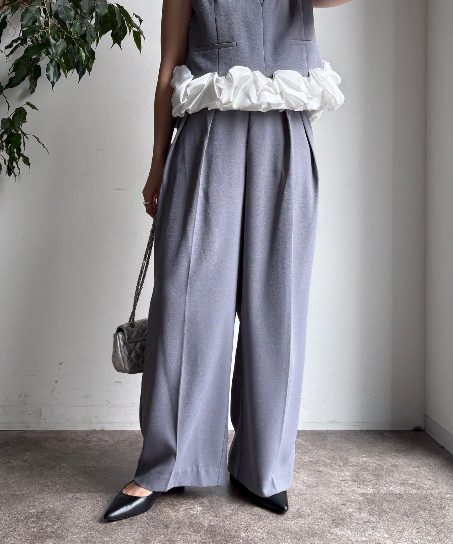 【DouDou】荷葉邊連衣裙