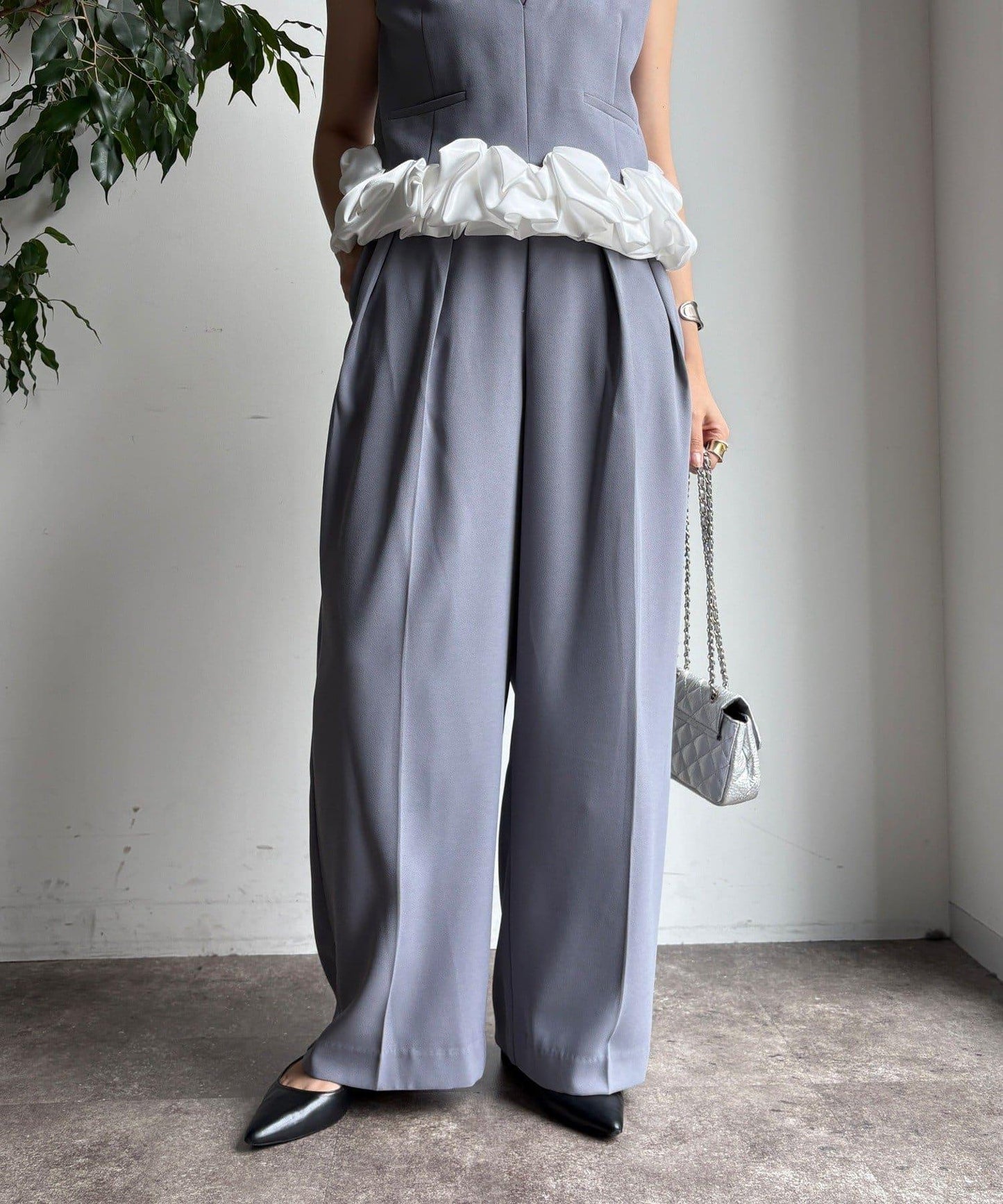 【DouDou】荷葉邊連衣裙