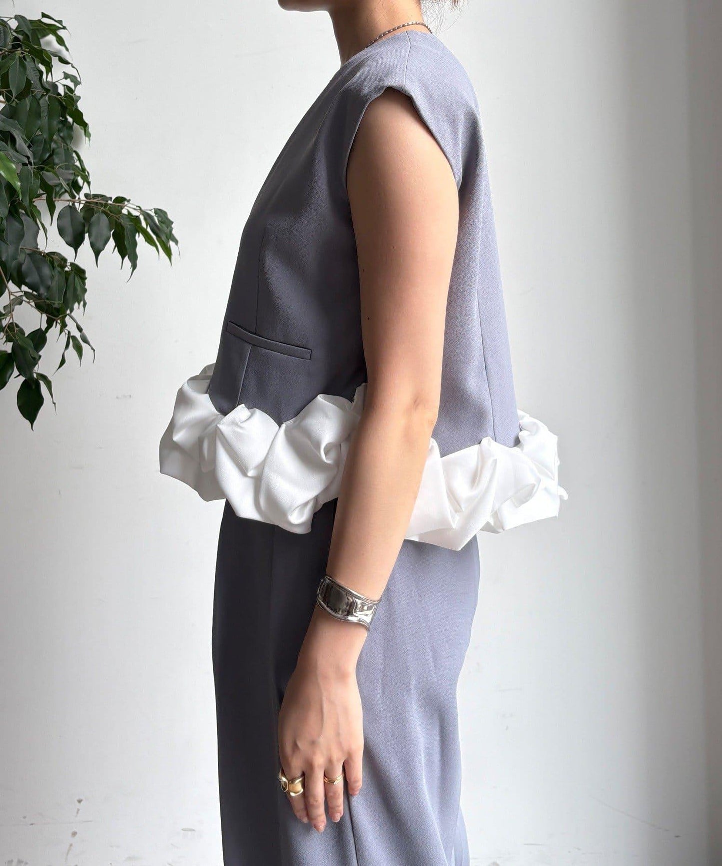 【DouDou】荷葉邊連衣裙