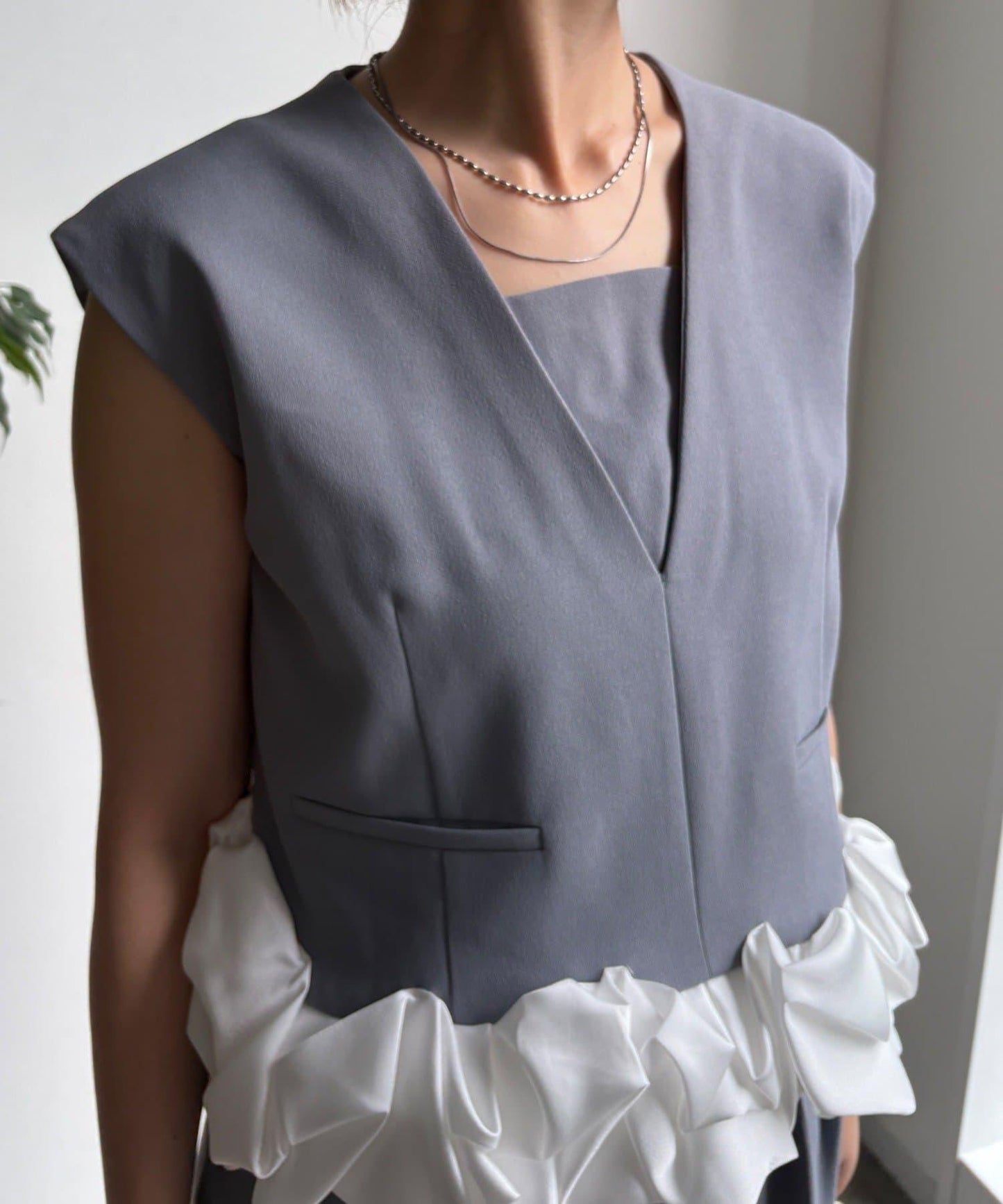 【DouDou】荷葉邊連衣裙