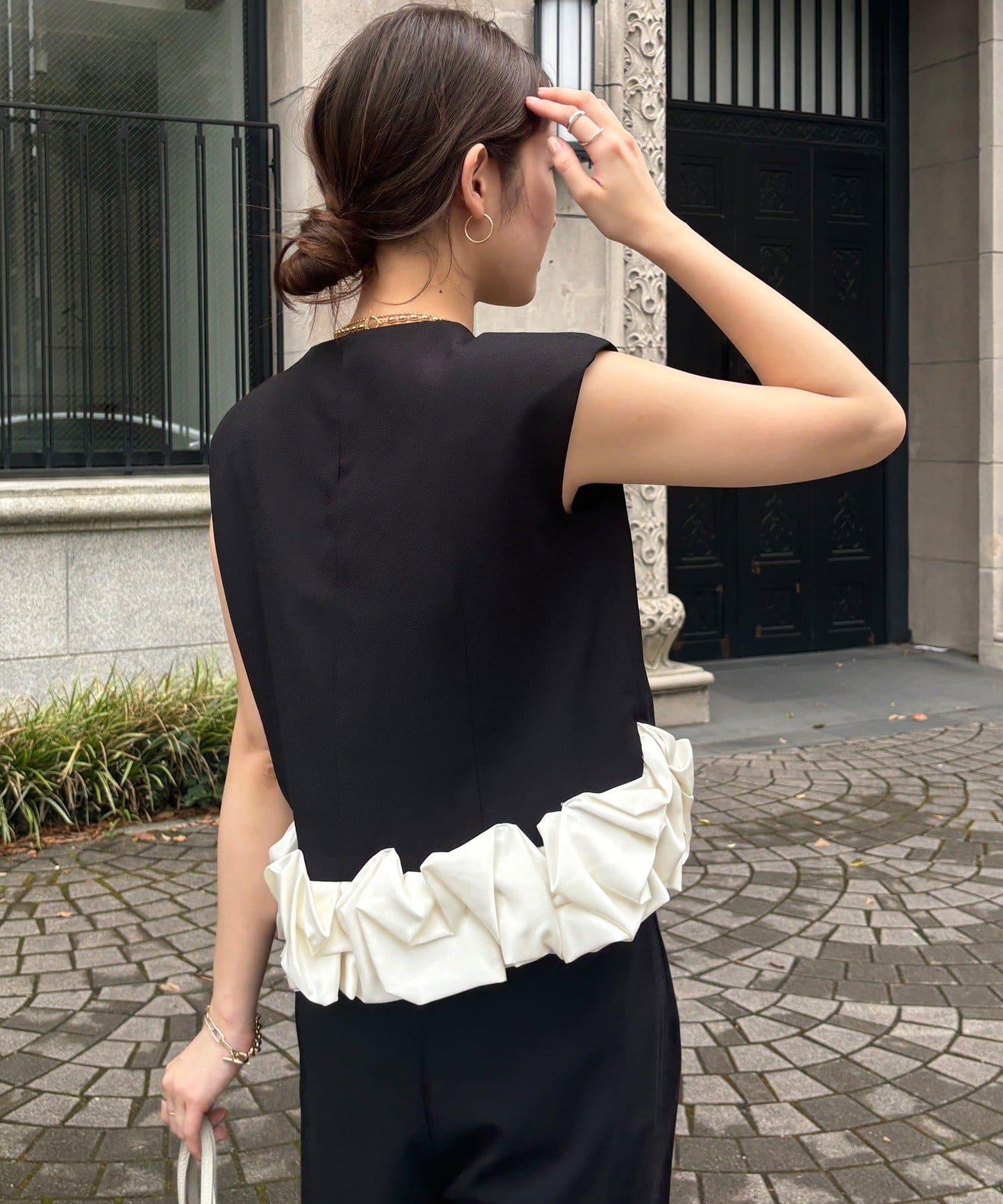 【DouDou】荷葉邊連衣裙