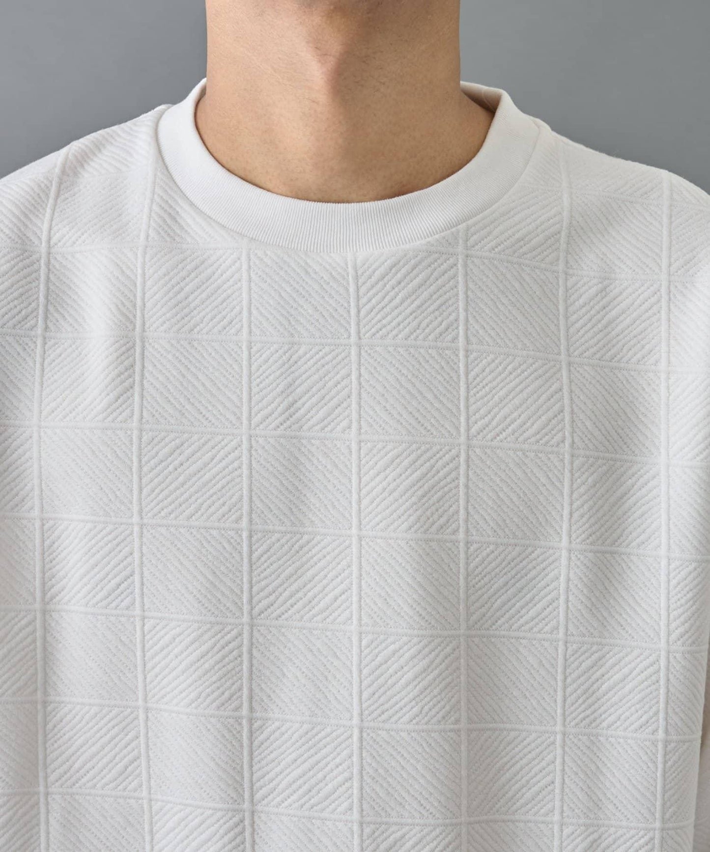 【AW】瓷磚提花長袖T恤