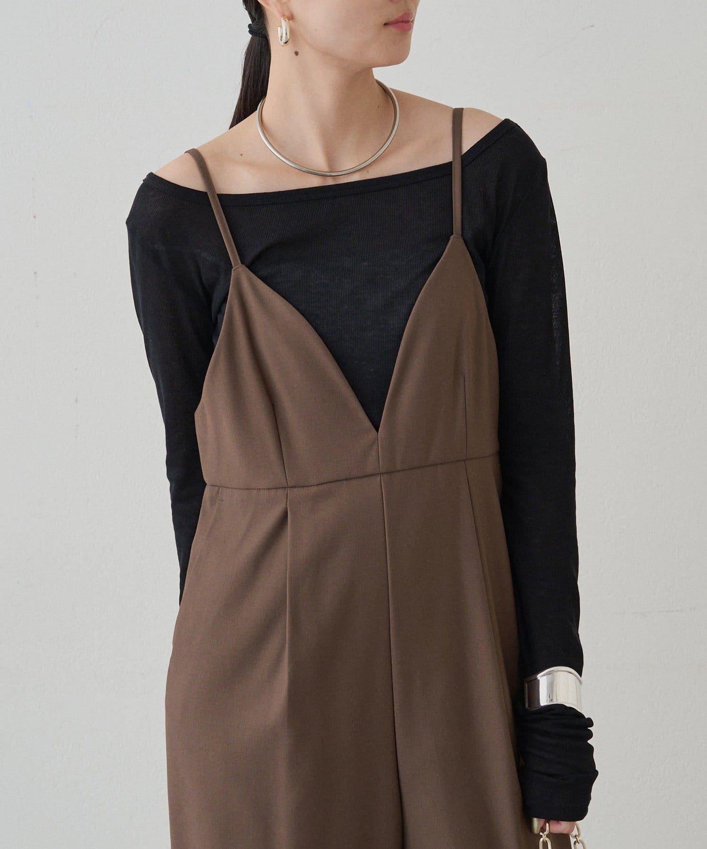 圓領透視長袖T恤