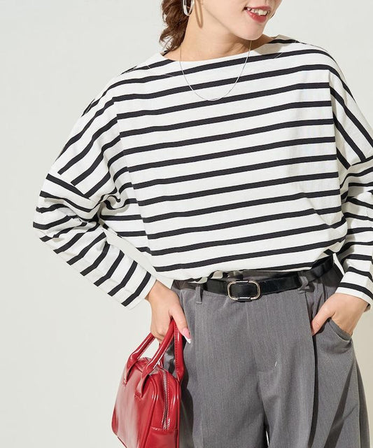 巴斯克條紋長袖T恤