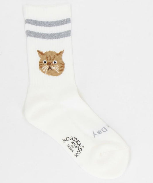 “CAT”貓咪圖案襪