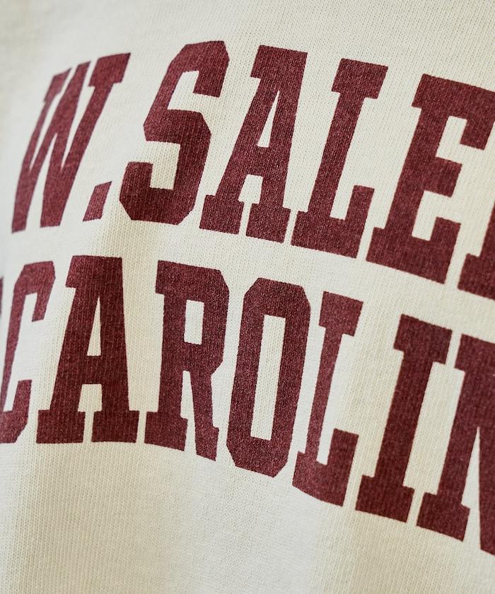 復古風格2way美式橄欖球長袖T恤