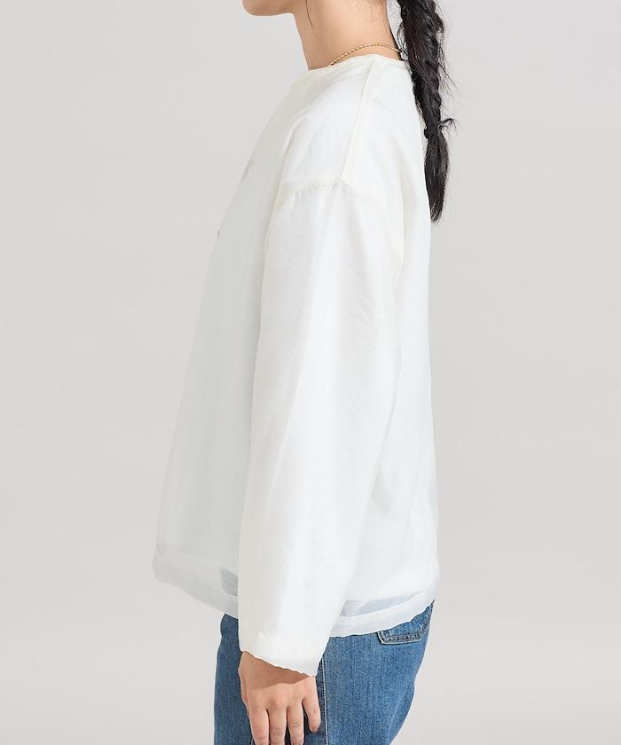 【套裝商品】歐根紗字母T恤套裝