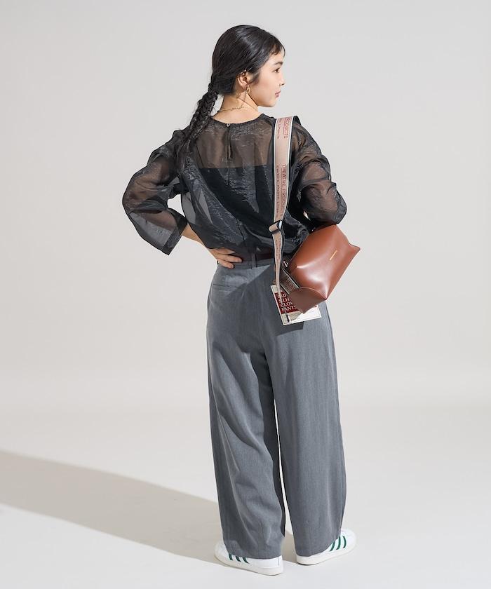 【套裝商品】歐根紗字母T恤套裝