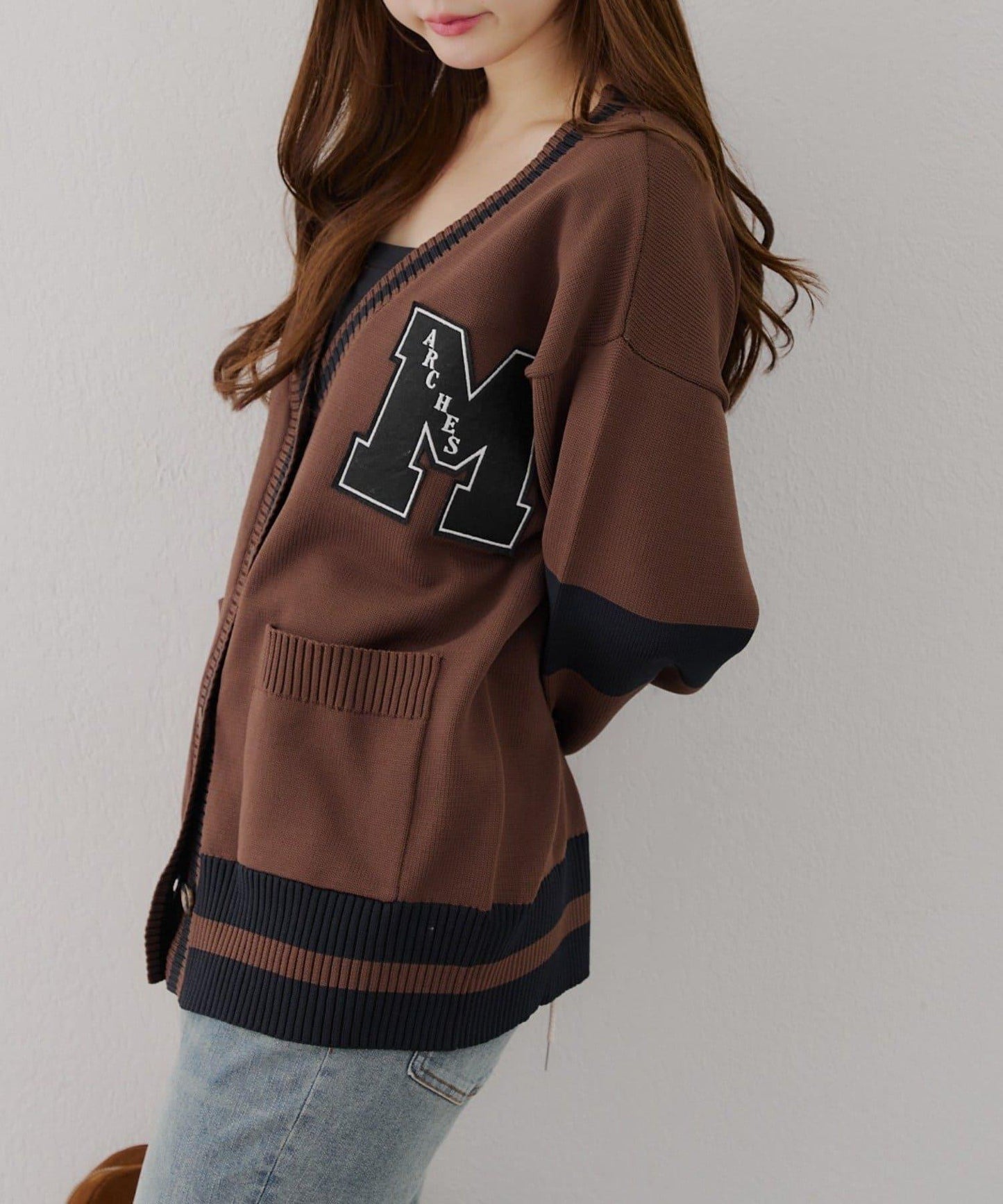 累計1萬件的人氣系列!【RMAF】字母開衫