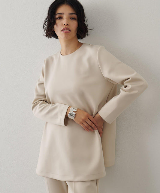 箱型喇叭袖套頭衫