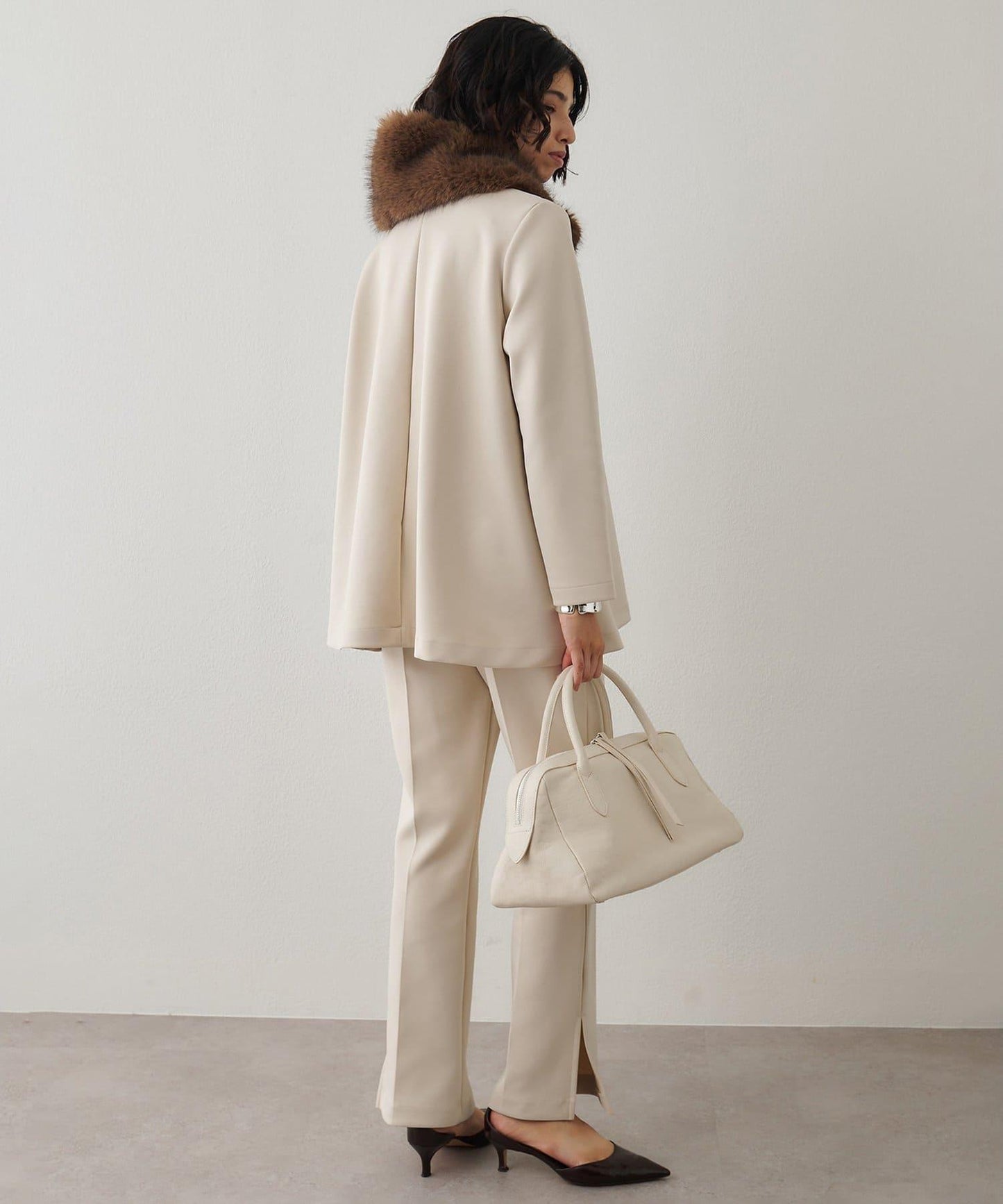 箱型喇叭袖套頭衫