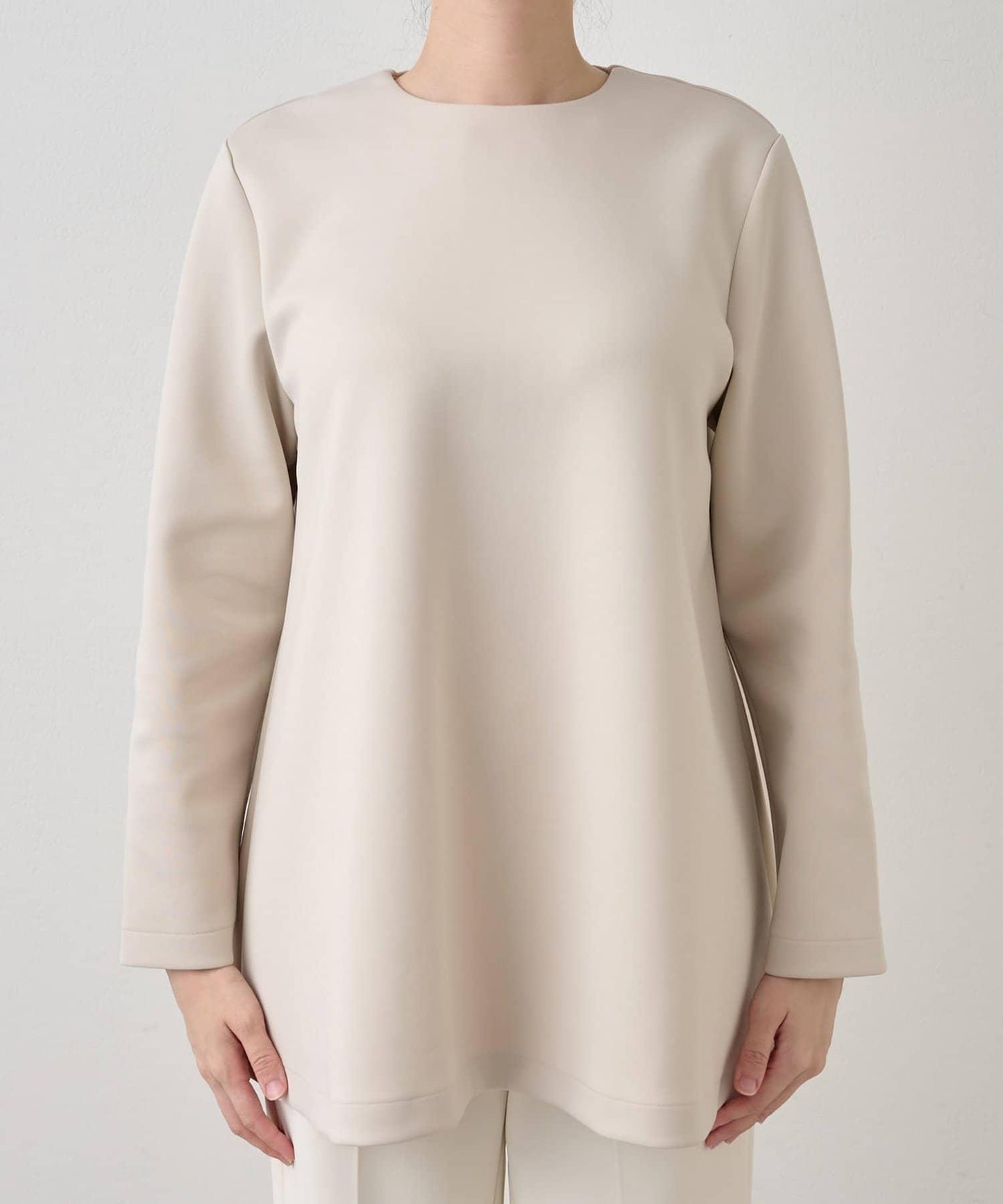 箱型喇叭袖套頭衫