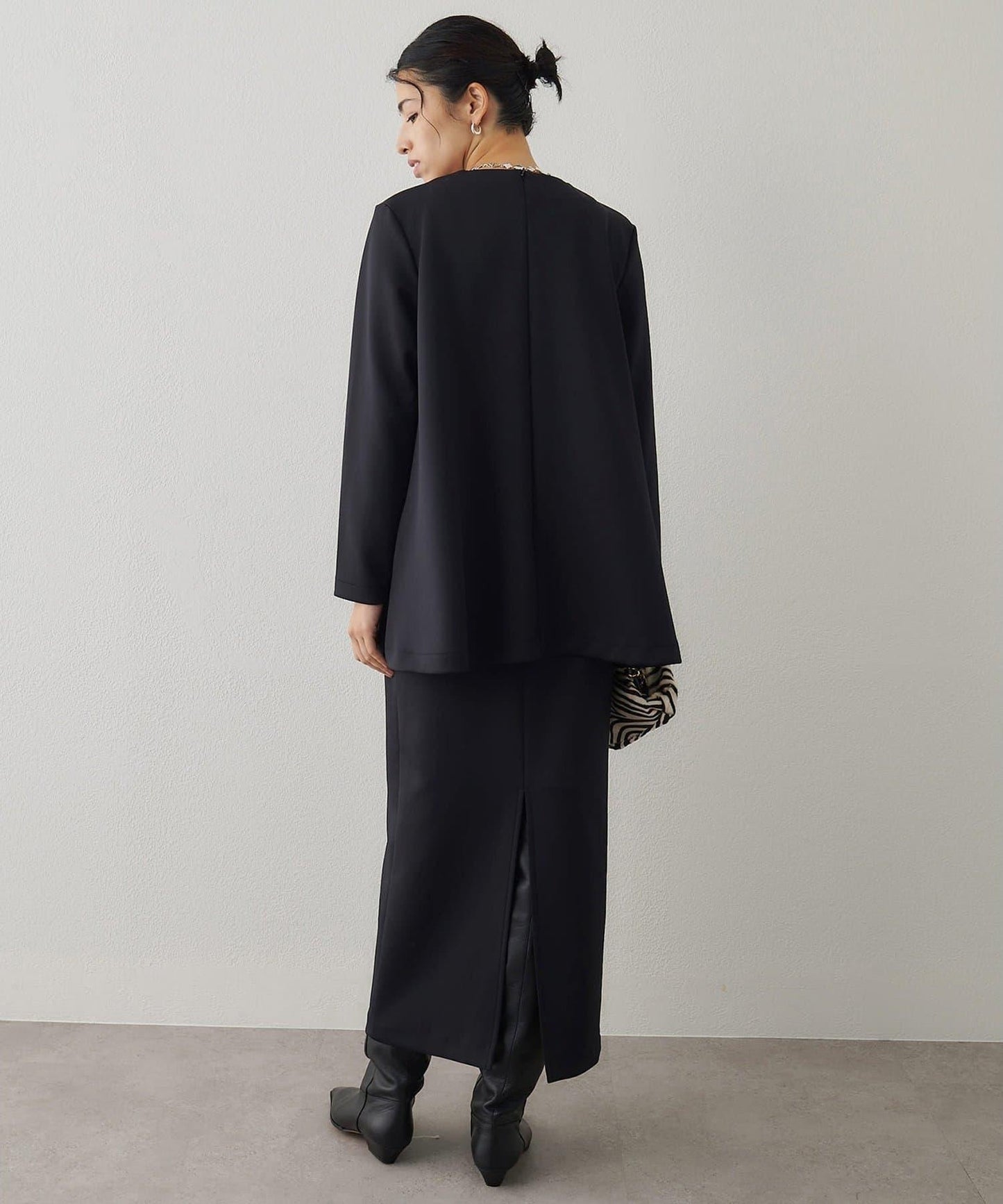 箱型喇叭袖套頭衫