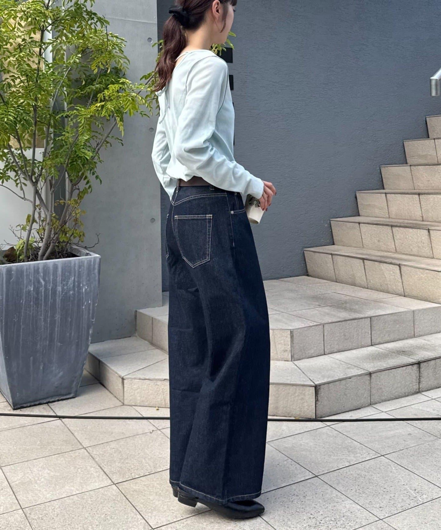 透視植絨復古工藝後系蝴蝶結上衣