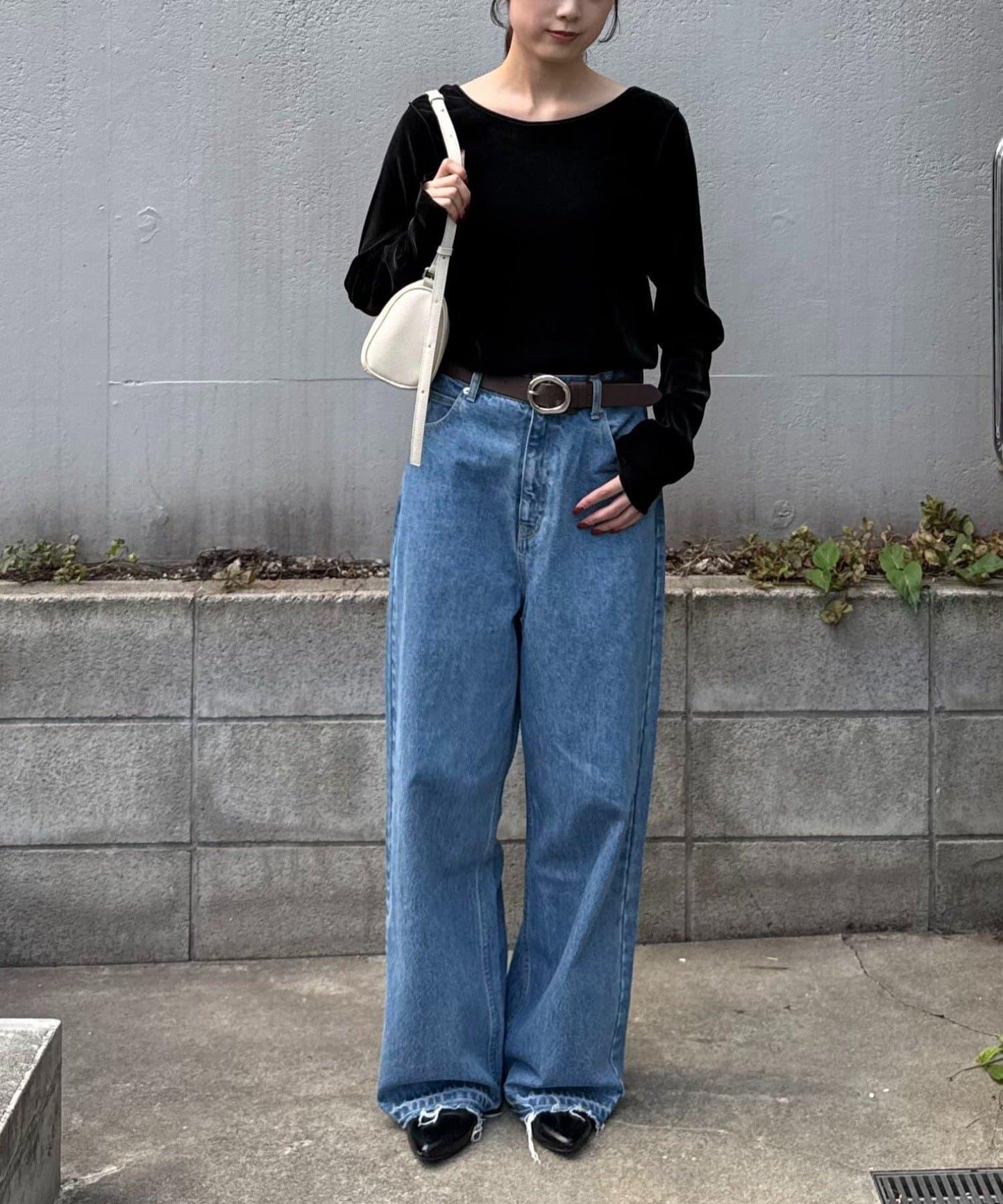 透視植絨復古工藝後系蝴蝶結上衣