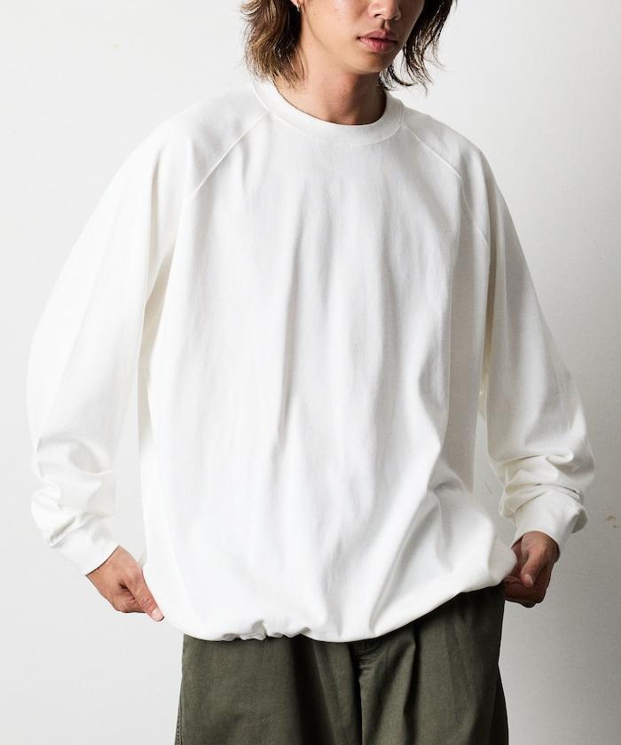 寬鬆版型 美國棉 拼接袖 抽繩 T恤