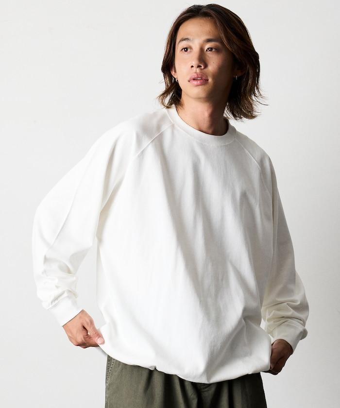 寬鬆版型 美國棉 拼接袖 抽繩 T恤