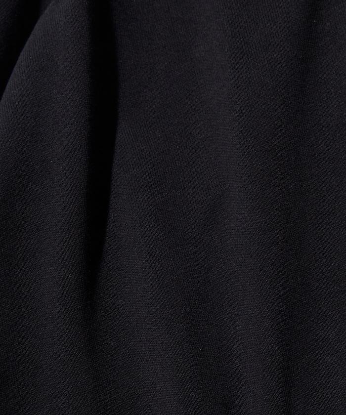 寬鬆版型 美國棉 拼接袖 抽繩 T恤