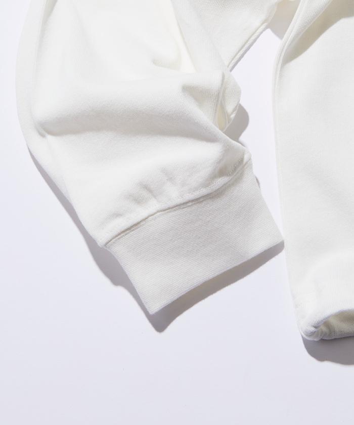 寬鬆版型 美國棉 拼接袖 抽繩 T恤