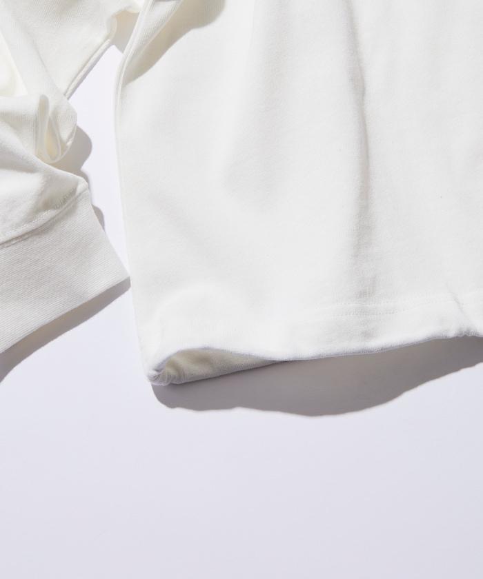 寬鬆版型 美國棉 拼接袖 抽繩 T恤