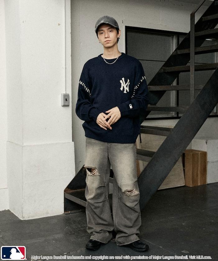 特別款拼接針織套頭衫