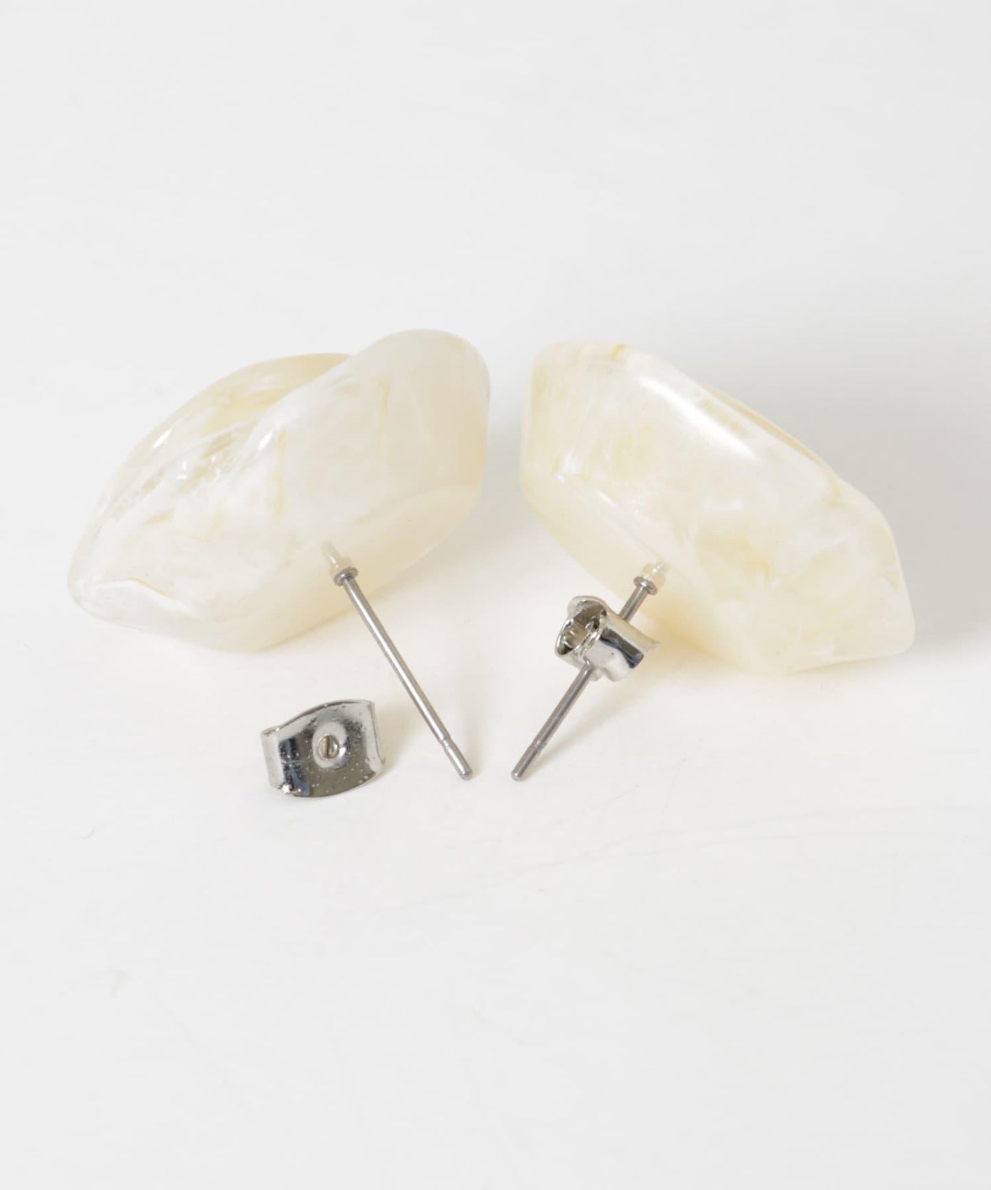 玫瑰造型樹脂耳環