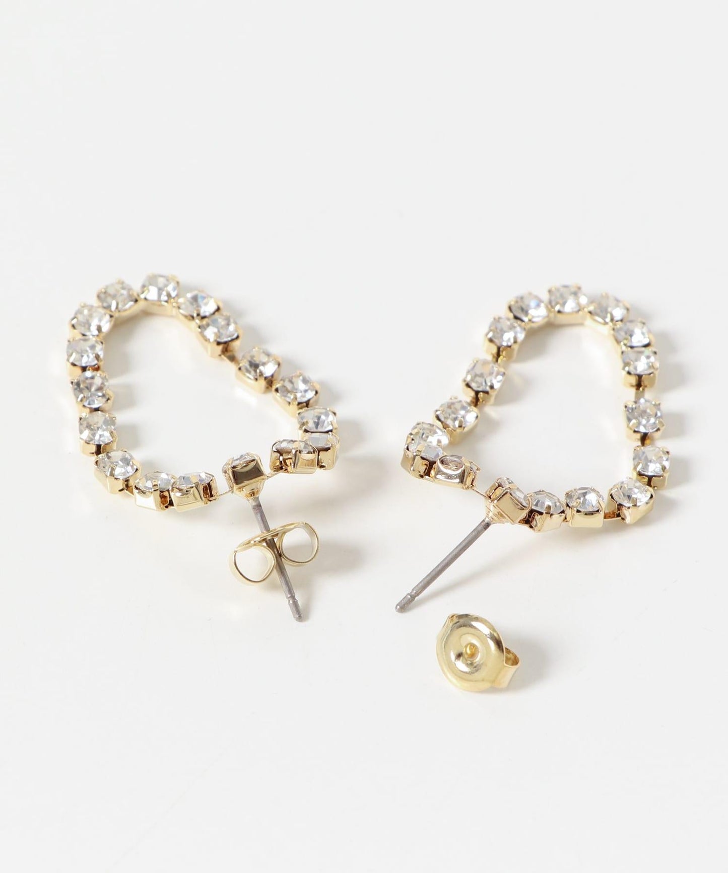 水晶圓環流蘇耳環