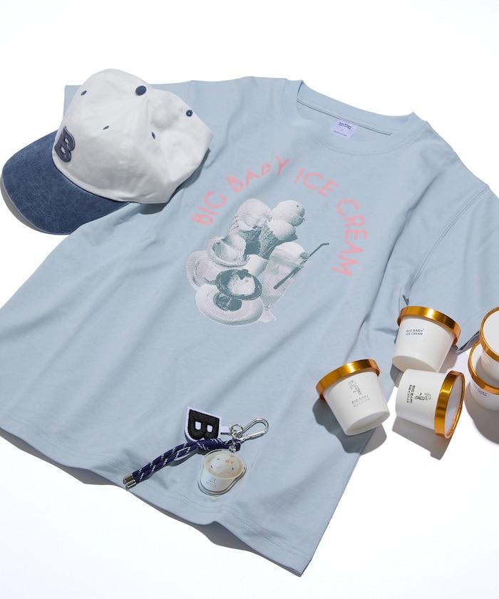 特別款 BIG BABY ICE CREAM 照片印花T恤