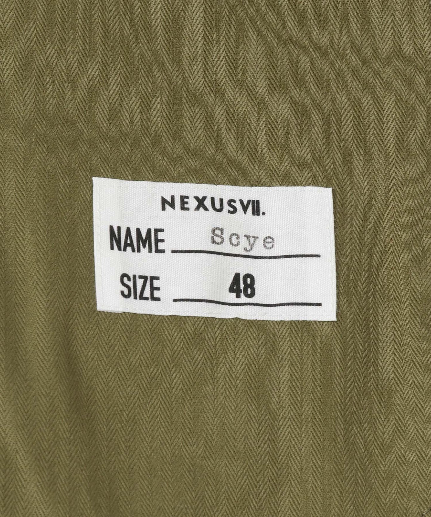 NEXUSVII.×Scye San Joaquin斜紋棉夾克