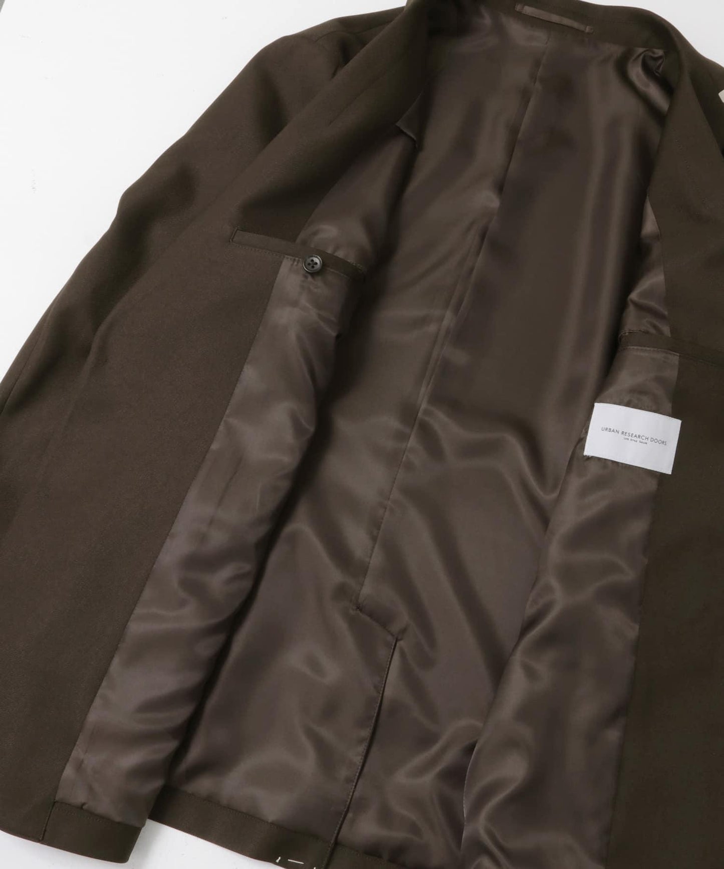 LIFE STYLE TAILOR 仿羊毛斜紋舒適西裝夾克