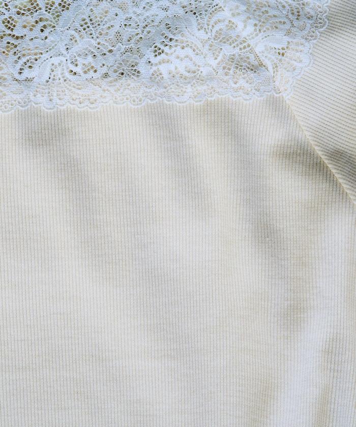 2way蕾絲長袖上衣