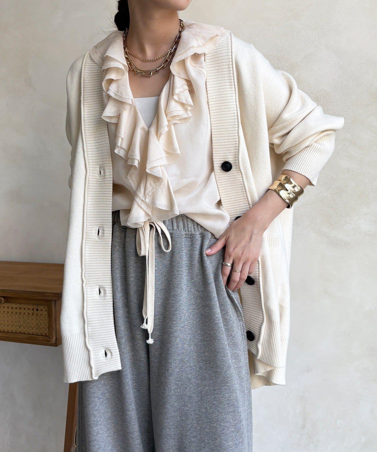 可機洗針織開衫